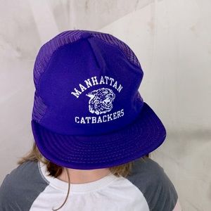 🌶 3/$30 Manhattan Catbackers Vintage Snap Back